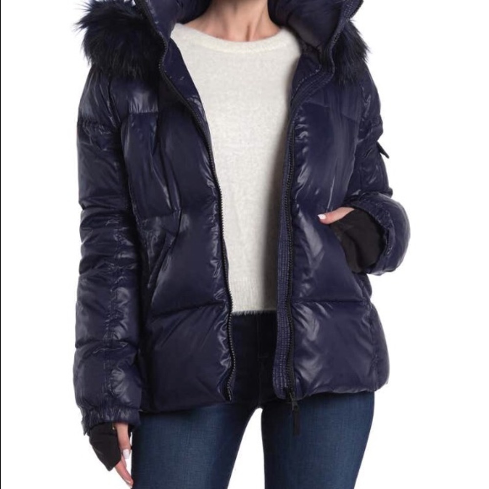 💙NWT SAM S13 Premium Down Navy Jacket